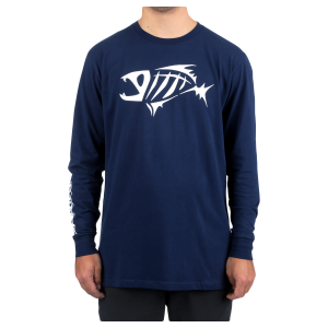 G. Loomis Long Sleeve Cotton T-Shirt - Navy - XXL