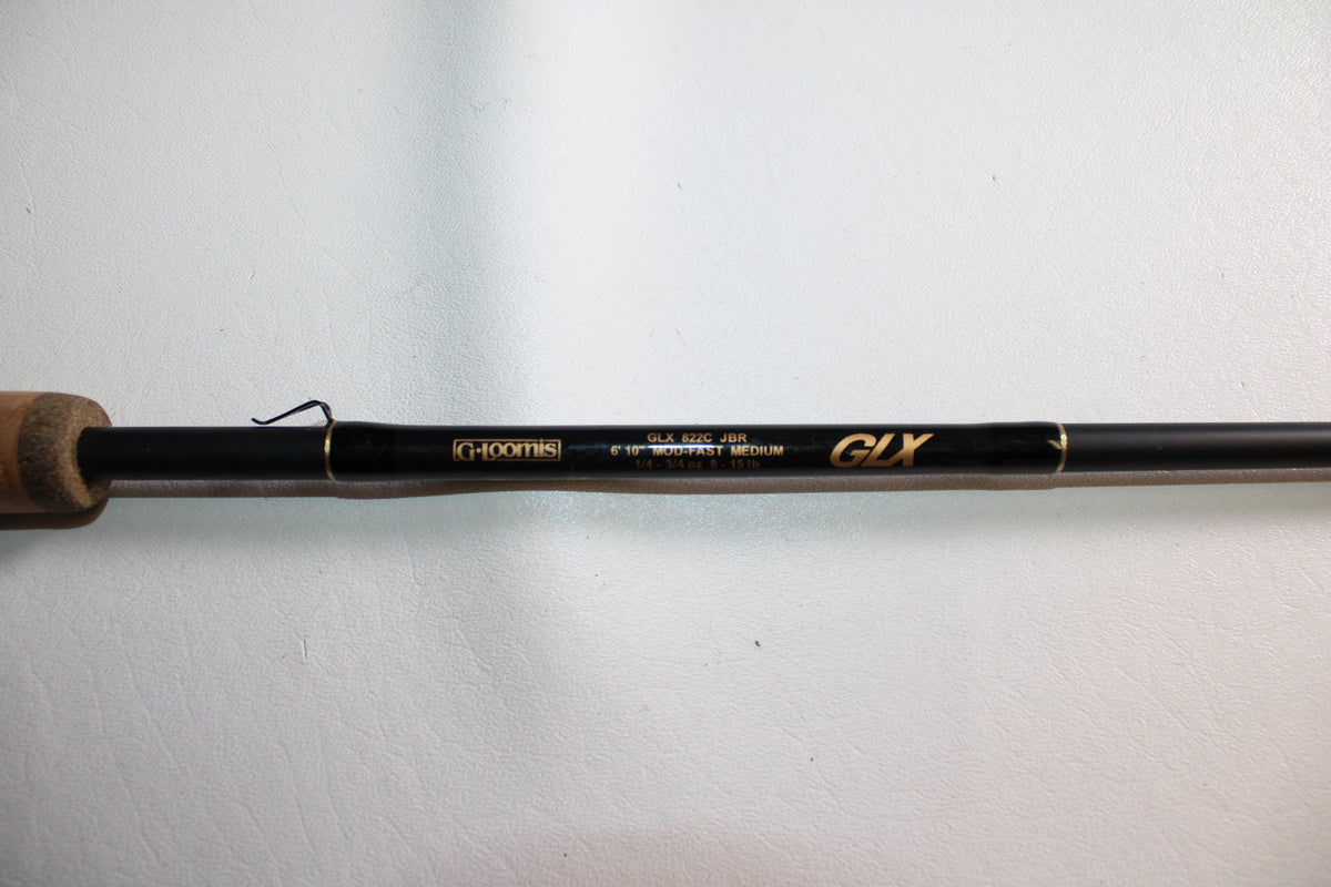 G. Loomis 24GLX 822c JBR 6'10" Medium - Used Casting Rod - Very Good Condition