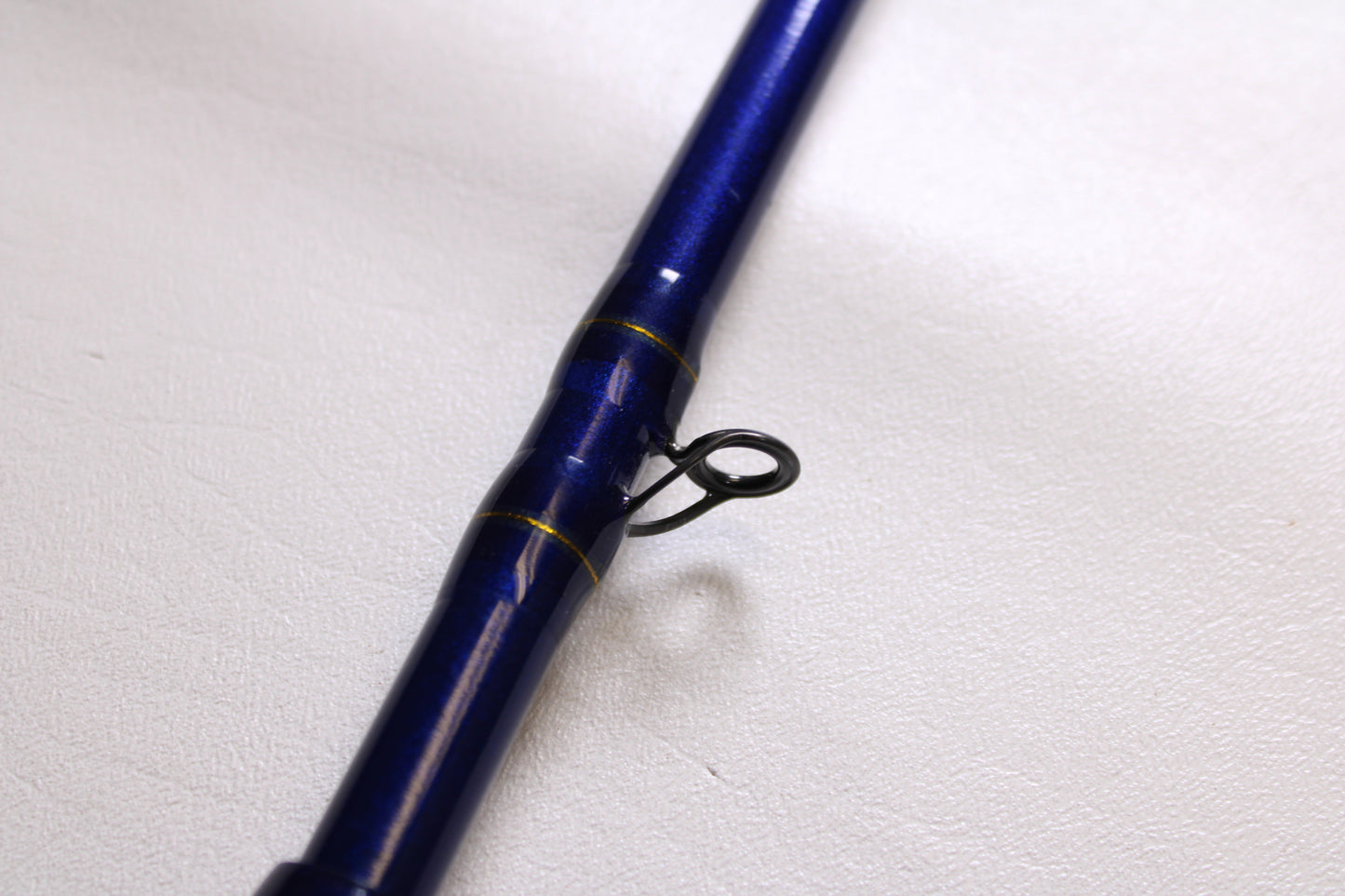 A close-up of the St. Croix Legend Tournament Bass LBTC86XXHFT Magnum Swimbait 8'6" XXH Used Casting Rod in mint condition highlights top used gear from our Rod and Reel Trade-In Program, shown against a plain white background.