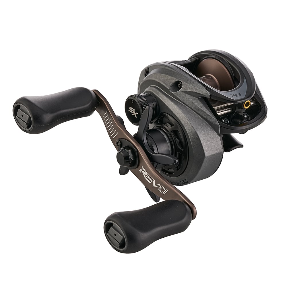 abu garcia electric reel Revo X VoltiQ Low Profile the Revo X VoltiQM avaiable at Addict Tackle is a low profile baitcasting reel delivers advanced electronic casting control Abu Garcia Max Elite Spinning