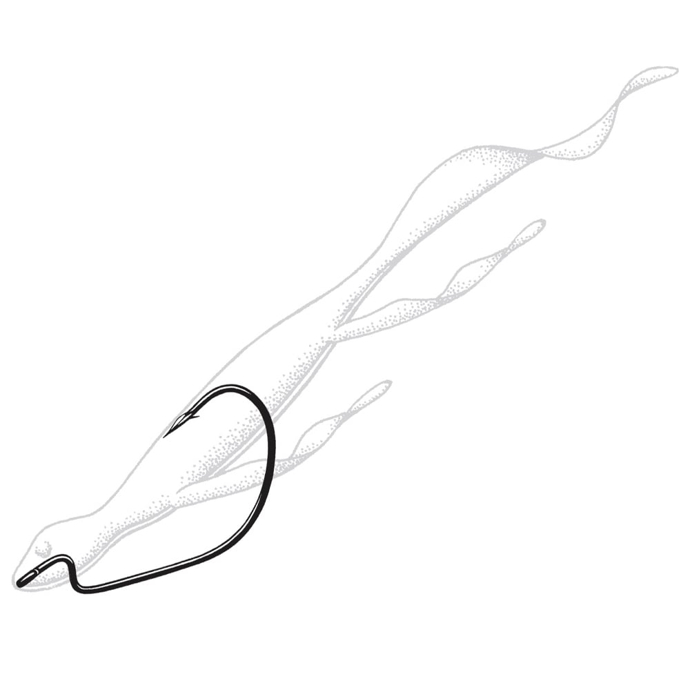 The Owner J Hooks logo features a black hook overlapping with an outlined bird in flight, making the hook appear as the bird’s body and beak, while its wings and tail are sketched in gray.