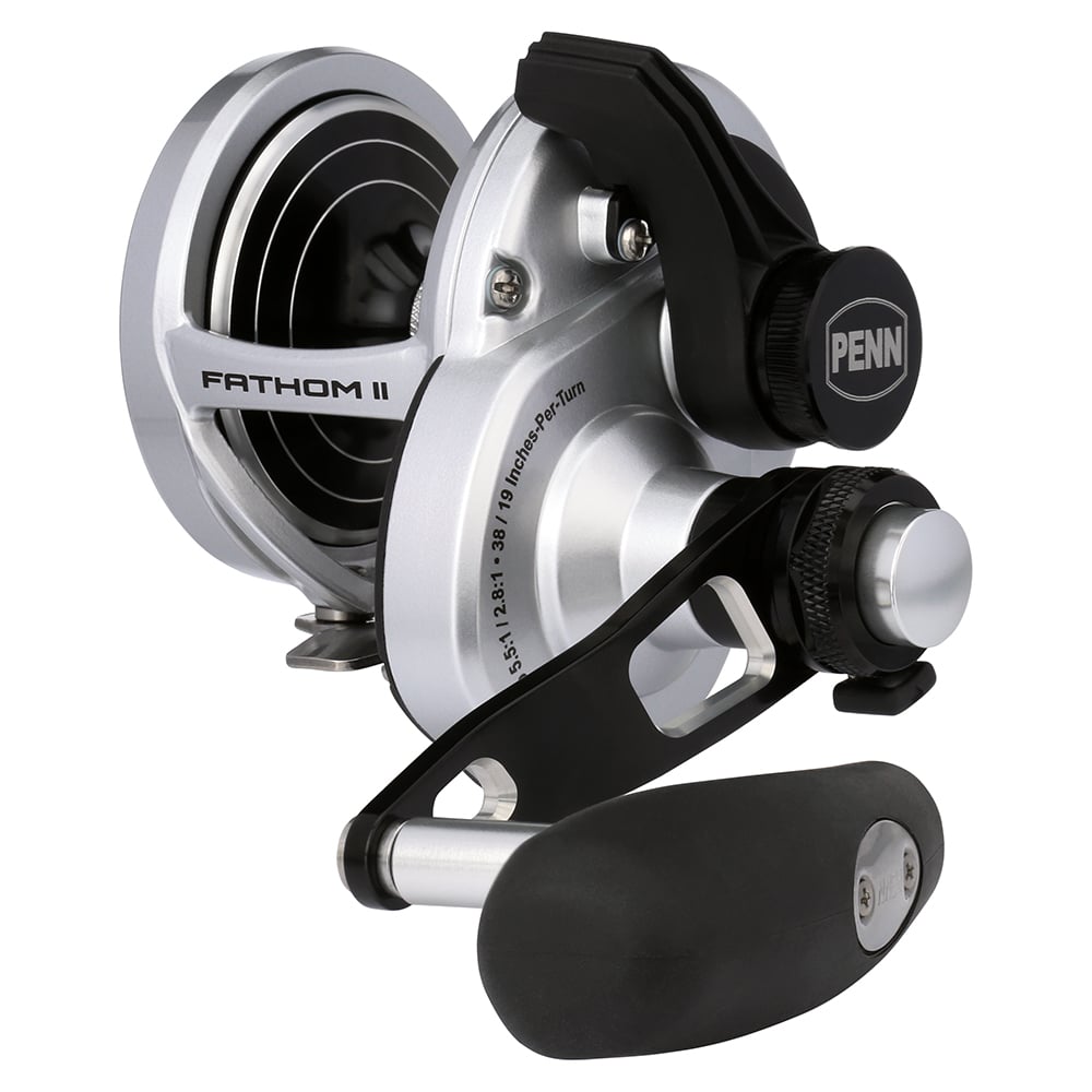 Penn Fathom II FTHII25NLD2LH 2-Speed Lever Drag Reel