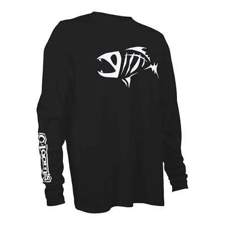 G. Loomis Long Sleeve Cotton Tee - Black - LARGE