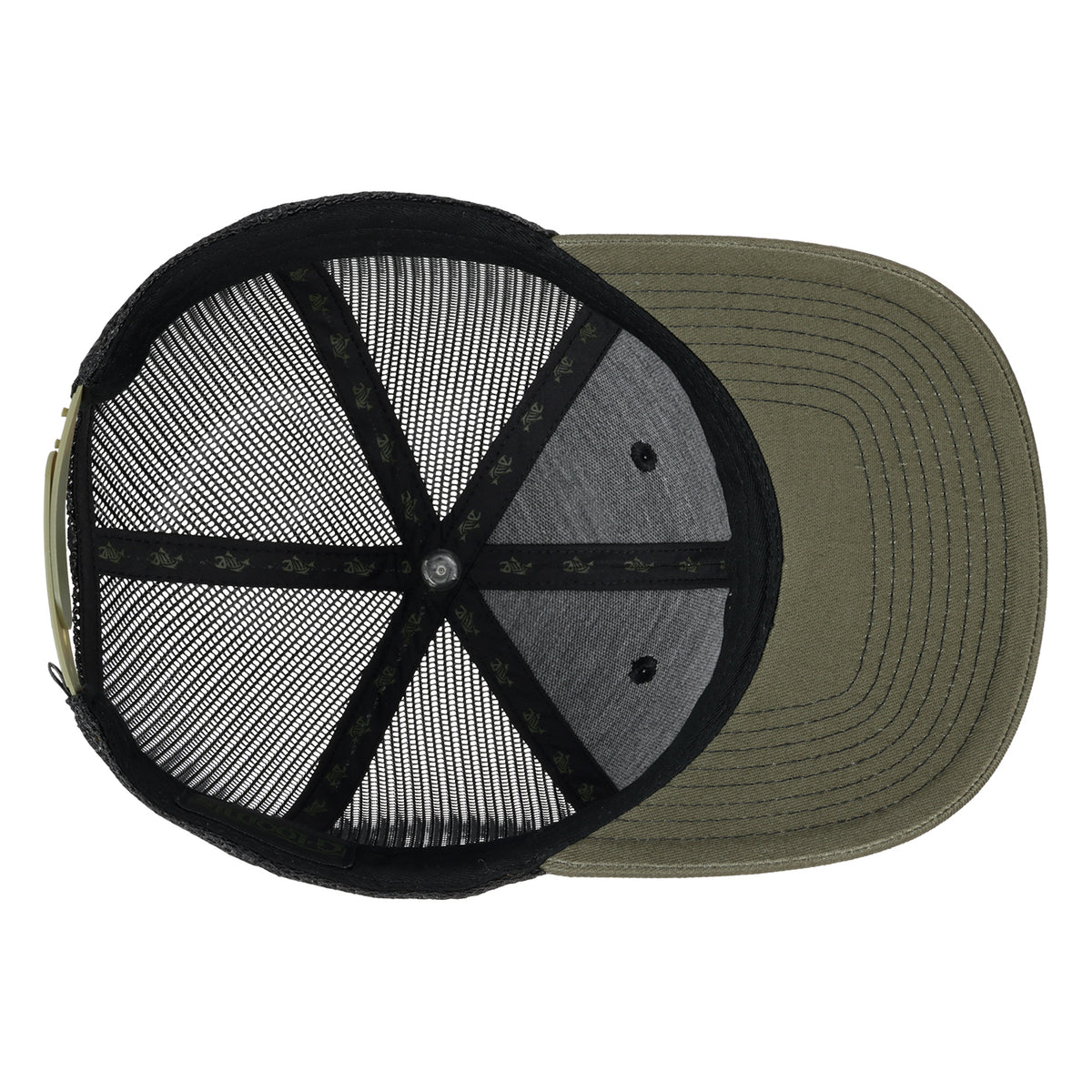 G. Loomis Logo Trucker Hat Faded Olive Black