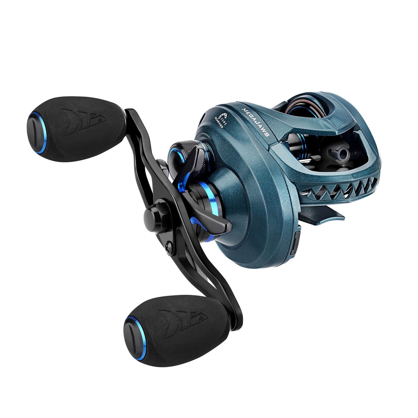 KastKing MegaJaws Phantom Blue Casting Reel 6.5:1 RH | KRLCSTMJ-65RBL-C