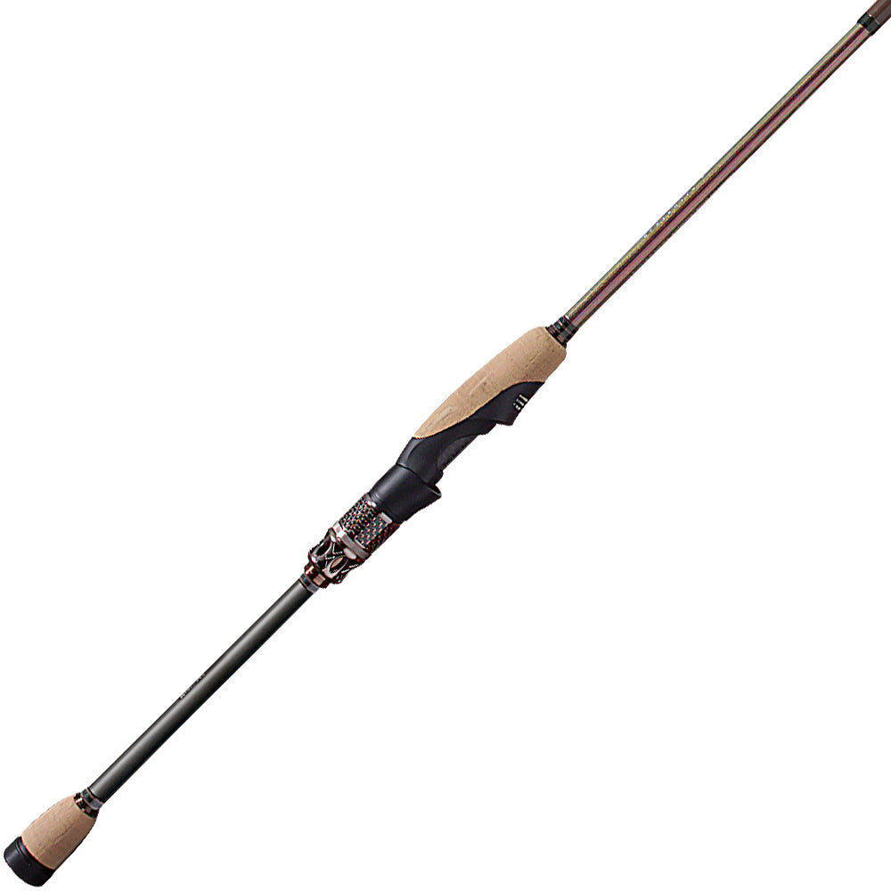The Megabass Evoluzion Tsubamegaeshi 7'0" Medium spinning rod (F2.1/2-70ti-S) is shown on a white background—ideal for anglers seeking long-distance finesse performance.