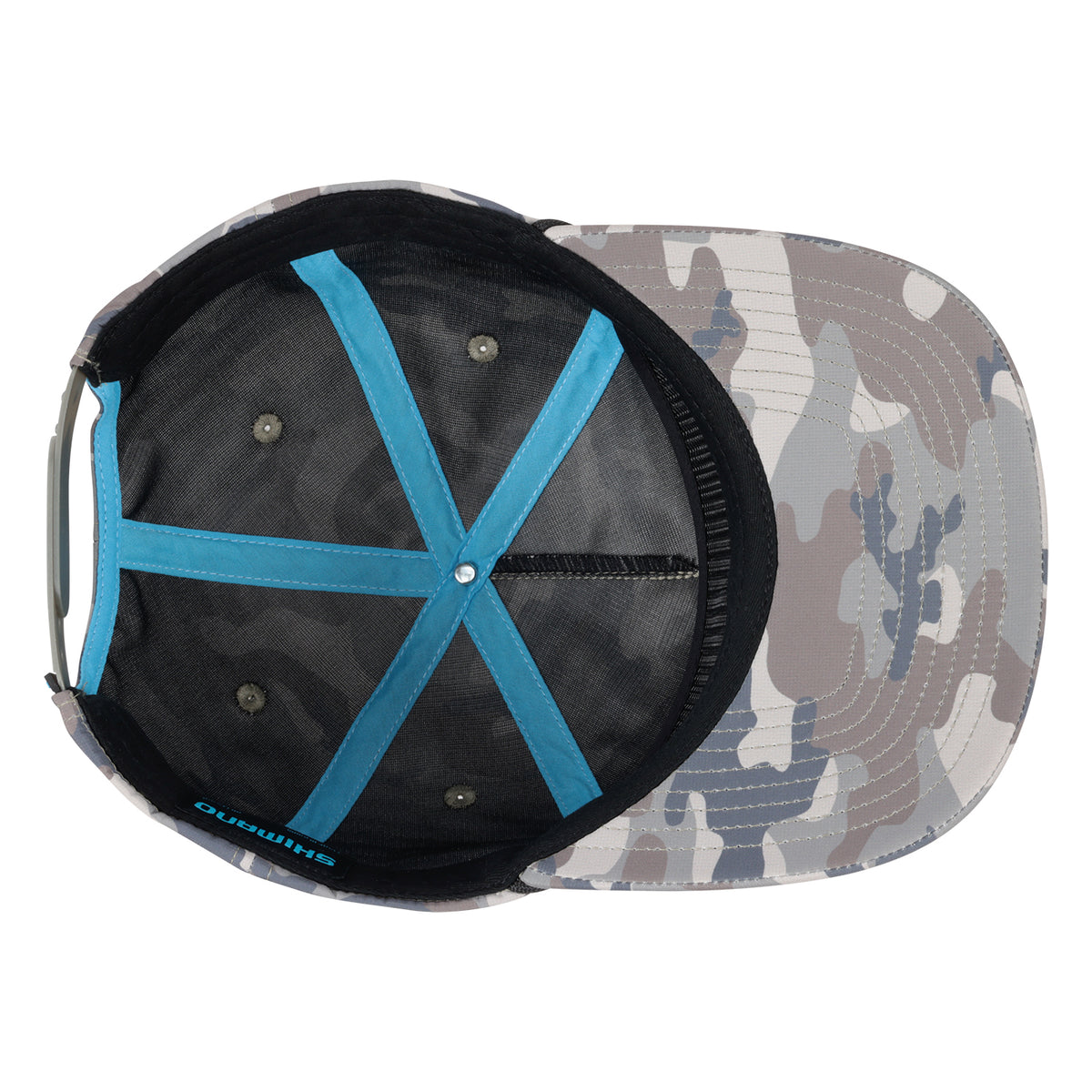 Shimano Classic Camo Rope Hat Vintage Woodland Camo