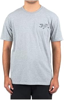 G. Loomis Short Sleeve T-Shirt - Grey Heather - SMALL