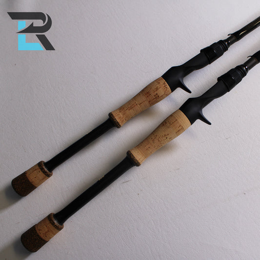 Cashion Element Z2 ez2FL76HF 7'6" Heavy and ez2CH73MHMF 7'3" Medium Heavy - Used Casting Rods - Excellent Condition