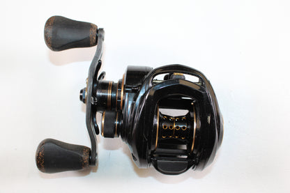 The Lew's Lite MgF LFS 7.5:1 LH - Used Casting Reel in good condition is shown from above—ideal for anglers seeking an upgrade through our Rod and Reel Trade-In Program or store credit for used Lew's gear.