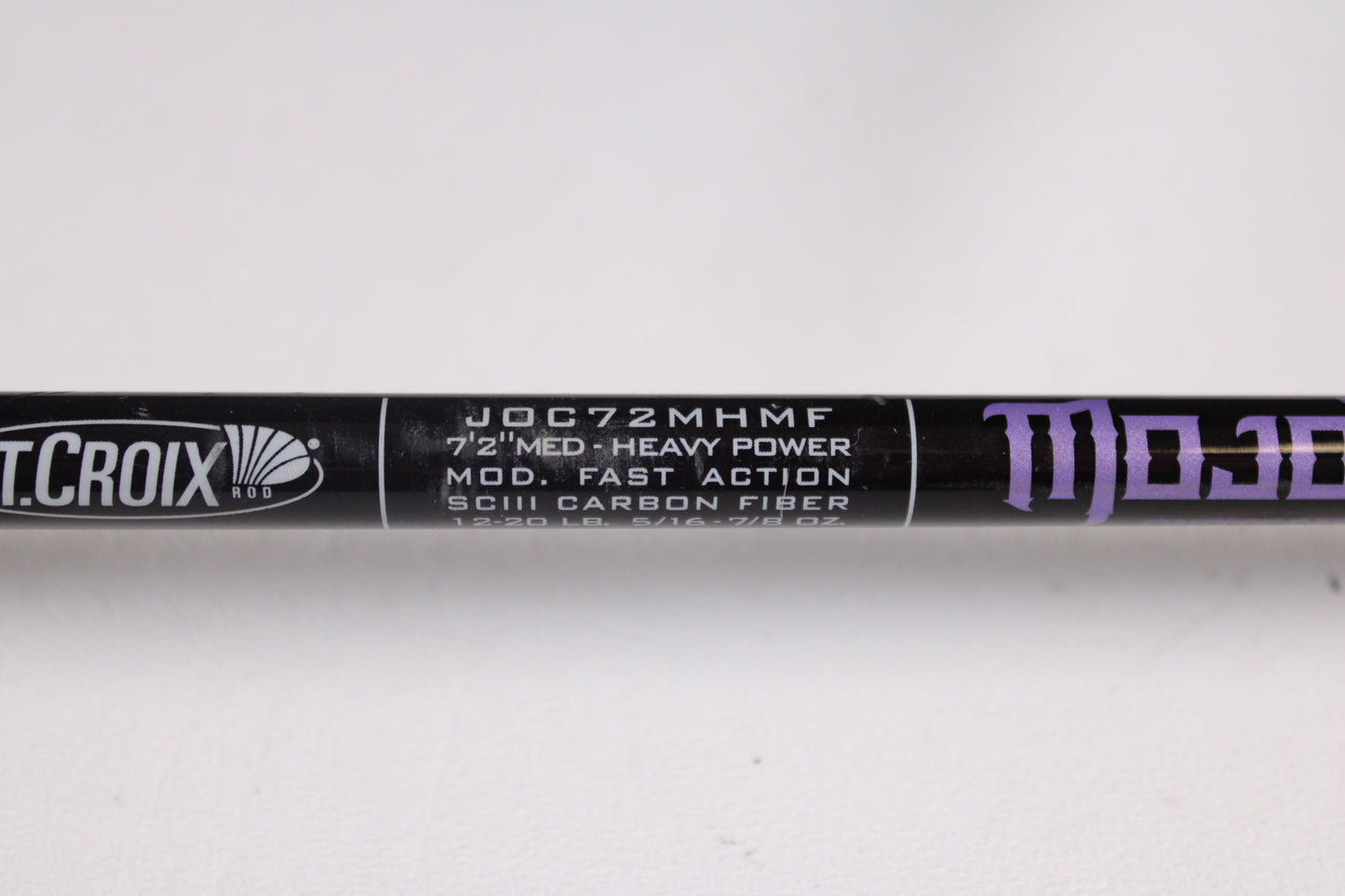 St. Croix Mojo Bass JOC72MHMF Finesse Carbon Cranker 7'2" Medium Heavy - Used Casting Rod - Good Condition