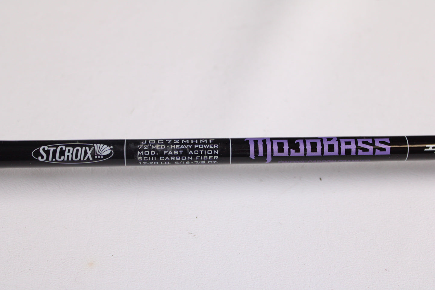 St. Croix Mojo Bass JOC72MHMF Finesse Carbon Cranker 7'2" Medium Heavy - Used Casting Rod - Good Condition