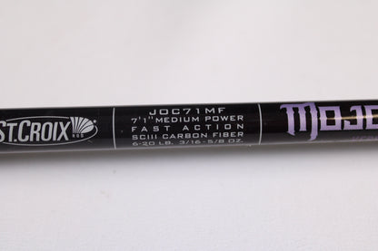 St. Croix Mojo Bass JOC71MF Versatile-C 7'1" Medium - Used Casting Rod - Very Good Condition