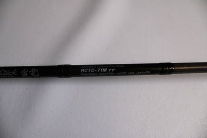 Evergreen Combat Stick RCTC-71M 7'1" Medium - Used Casting Rod - Very Good Condition