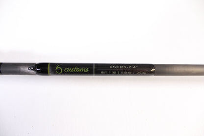 6th Sense 6 Customs 6SCRS-74H - Used Casting Rod - Excellent Condition