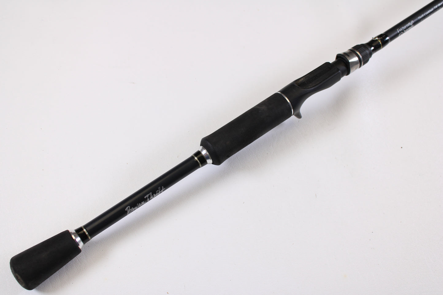 The Fitzgerald Bryan Thrift TCB74H 7'4" Heavy Crankbait Used Casting Rod, in good condition, is perfect for upgrading via our Rod and Reel Trade-In Program or browsing quality used gear.