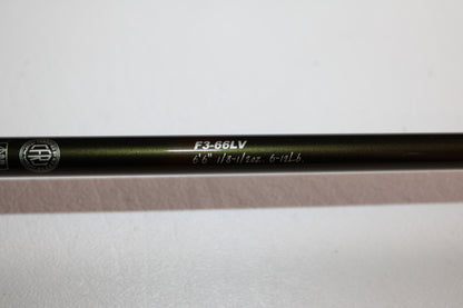 Megabass Levante JDM F3-66LV 6'6" Medium Light - Used Casting Rod - Very Good Condition