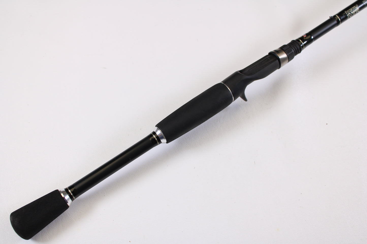 The Fitzgerald AP73H 7'3" Heavy Used Casting Rod, in very good condition, is shown on a plain white background—ideal for those interested in our Rod and Reel Trade-In Program or seeking quality used gear.