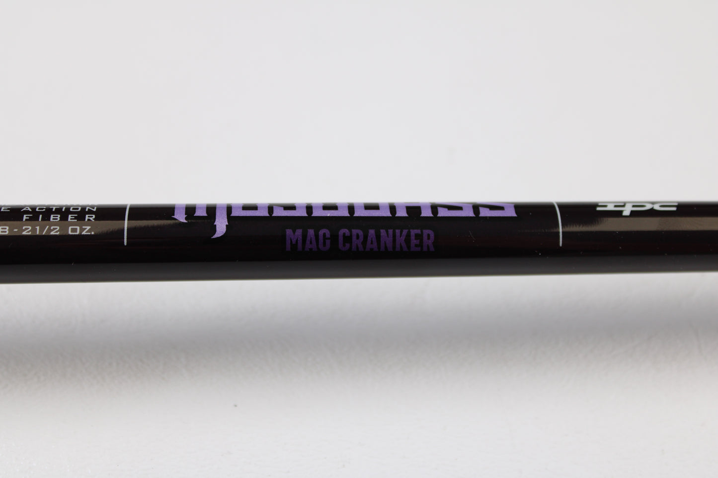 Close-up of a St. Croix Mojo Bass JOC710XHM Mag Cranker 7'10" XH Used Casting Rod in mint condition—ideal for our Rod and Reel Trade-In Program if you’re ready to upgrade your gear.