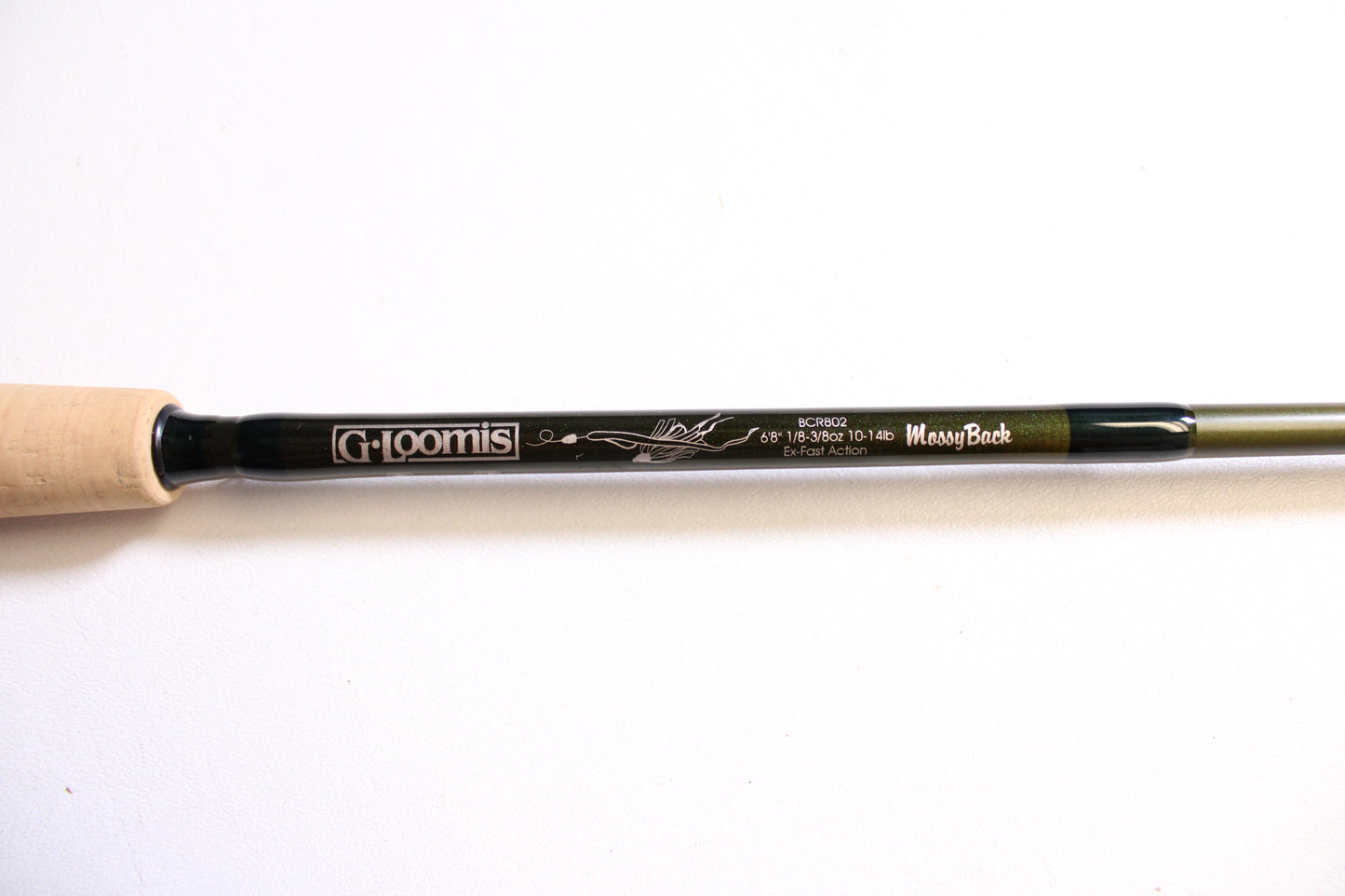 G. Loomis BCR802 Mossyback 6'8" Medium - New with Tags