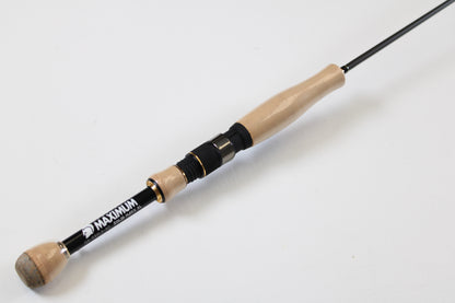 The Raid Japan Gladiator Maximum GX-59XLS-AS Solid Maxx XL 5'9" Extra Light, a used spinning rod in mint condition, is ideal for our Rod and Reel Trade-In Program if you want to upgrade or earn store credit for your gear.