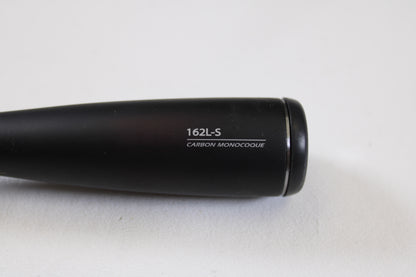 A close-up of the Shimano Poison Ultima 162L-S 6'2" Light Used Casting Rod in very good condition on a plain white background, ideal for those interested in our Rod and Reel Trade-In Program or store credit for used gear.