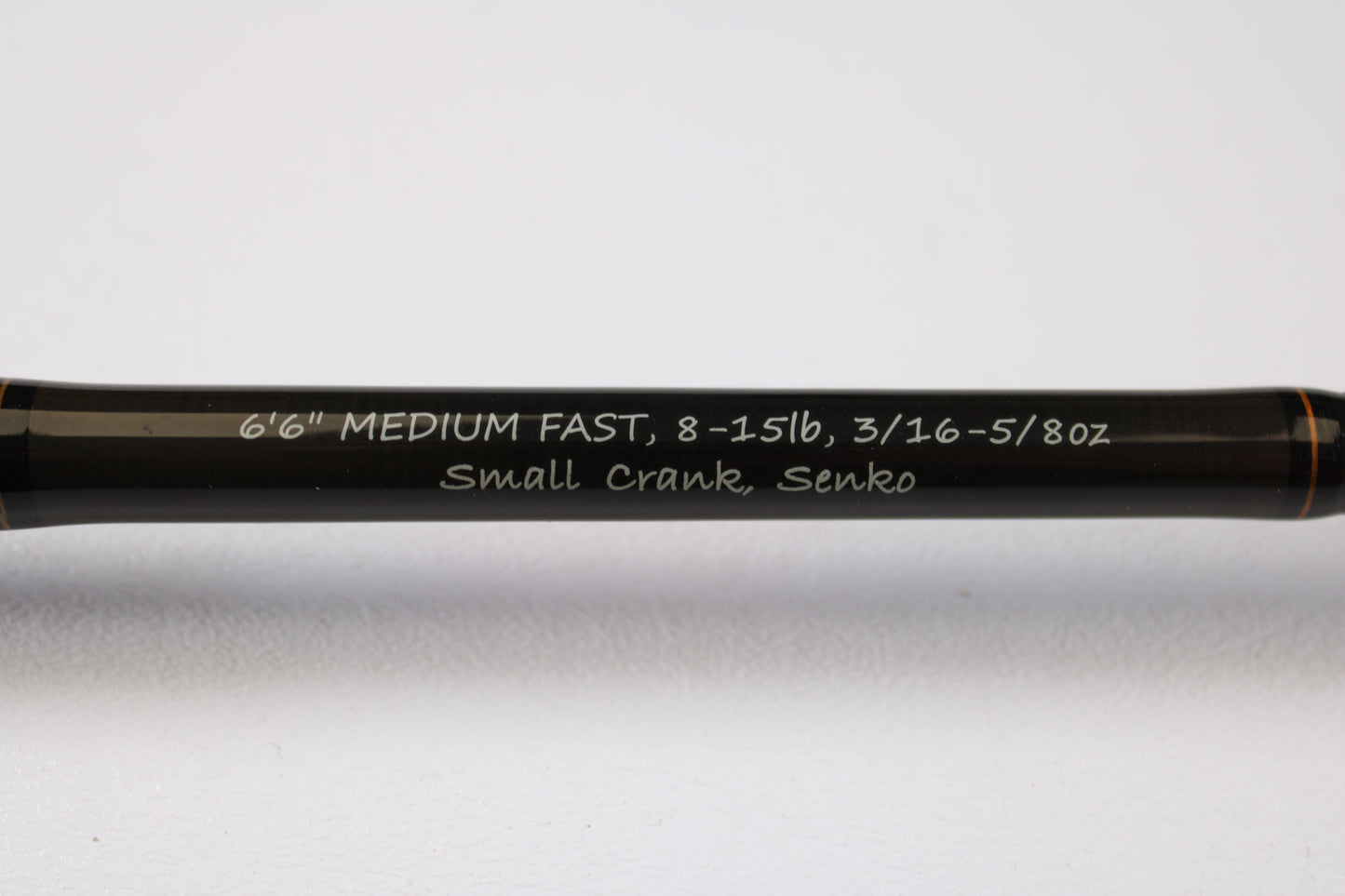 A close-up of the Spiralite Defiant SDC66MF 6'6" Medium Casting Rod—used, excellent condition, ideal for anyone seeking quality pre-owned gear or trading in rods and reels.