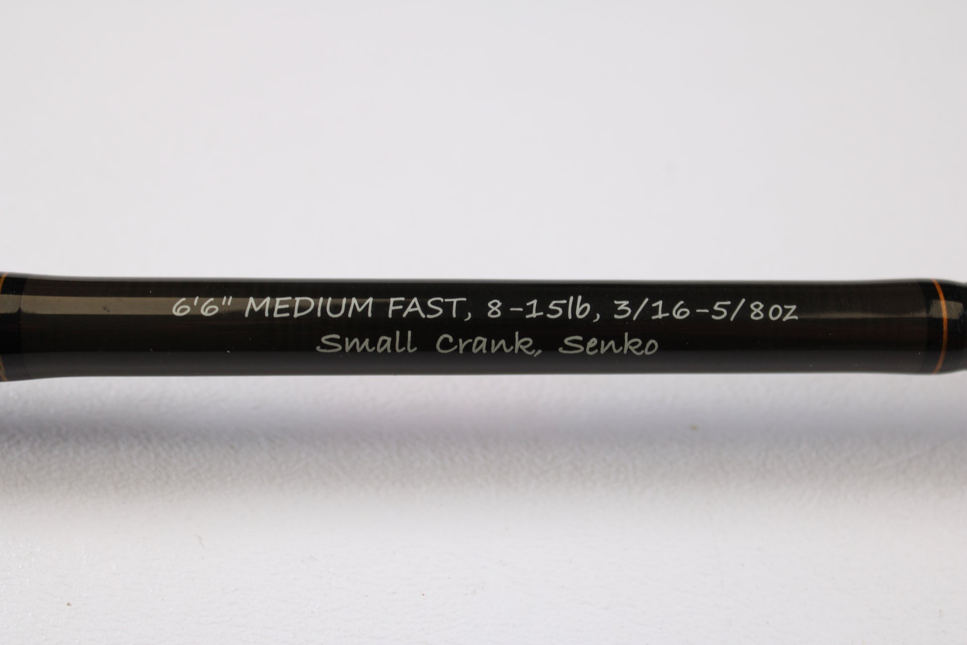 A close-up of the Spiralite Defiant SDC66MF 6'6" Medium Casting Rod—used, excellent condition, ideal for anyone seeking quality pre-owned gear or trading in rods and reels.