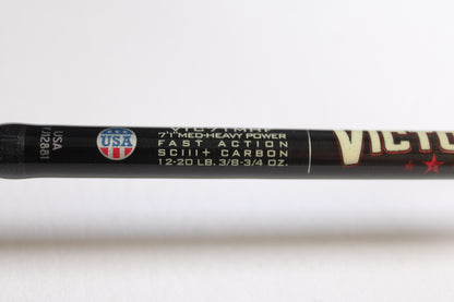 St. Croix Victory VTC71MHF The Grunt 7'1" Medium Heavy - Used Casting Rod - Very Good Condition Heavily Cork Sealed