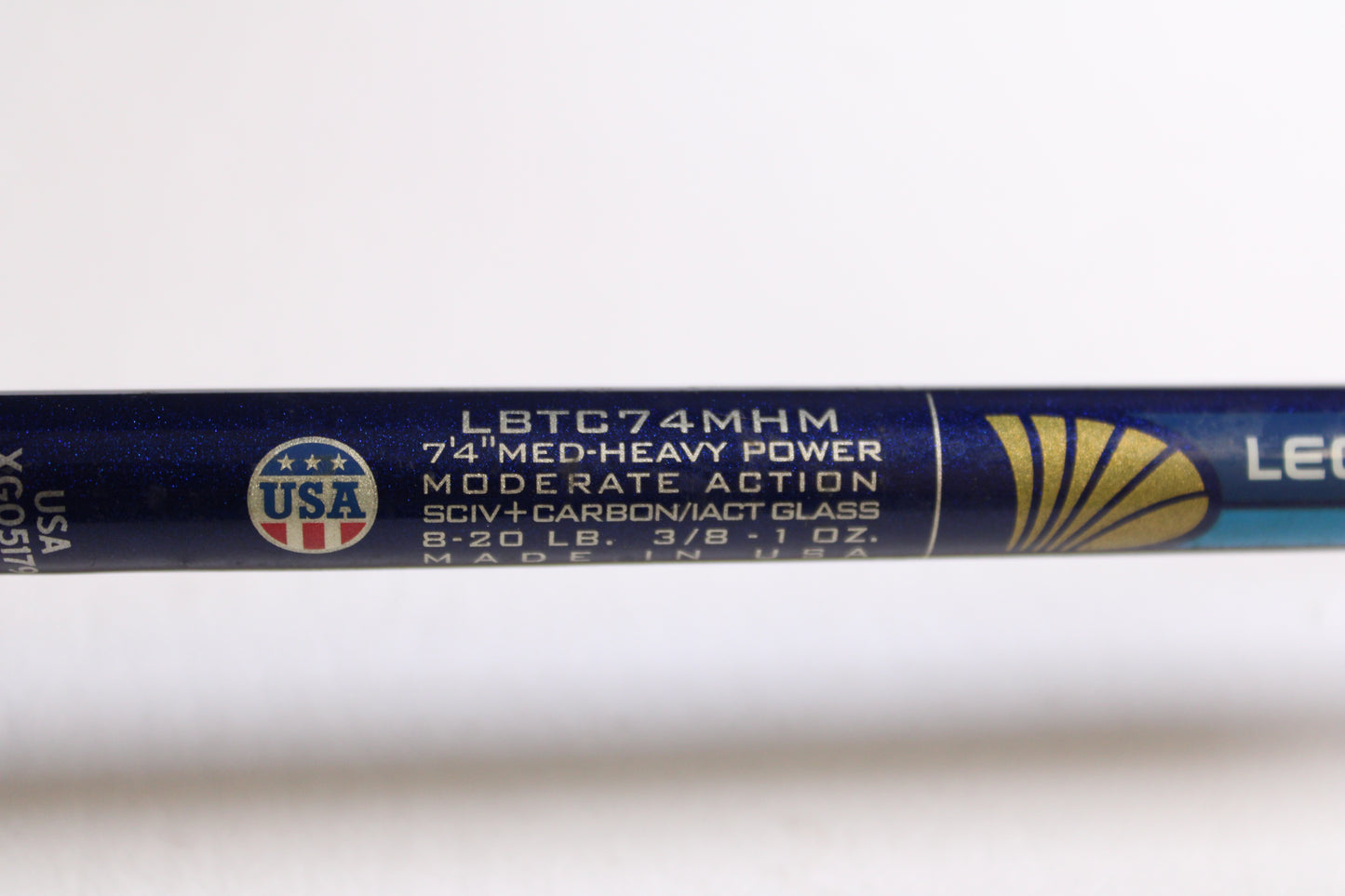 St. Croix Legend Tournament Bass LBTC74MHM Power Glass Cranker 7'4" Medium Heavy - Used Casting Rod - Very Good Condition