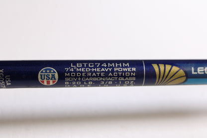 St. Croix Legend Tournament Bass LBTC74MHM Power Glass Cranker 7'4" Medium Heavy - Used Casting Rod - Very Good Condition