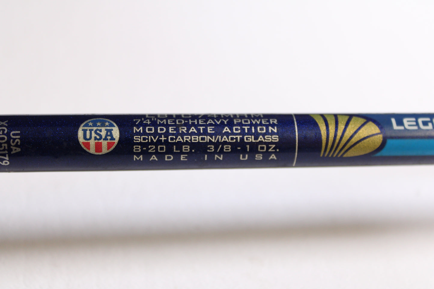 St. Croix Legend Tournament Bass LBTC74MHM Power Glass Cranker 7'4" Medium Heavy - Used Casting Rod - Very Good Condition