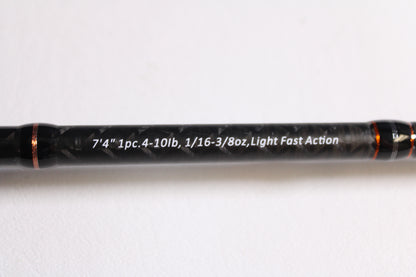 Dobyns Champion Extreme HP DX741SF 7'4" Light - Used Spinning Rod - Excellent Condition