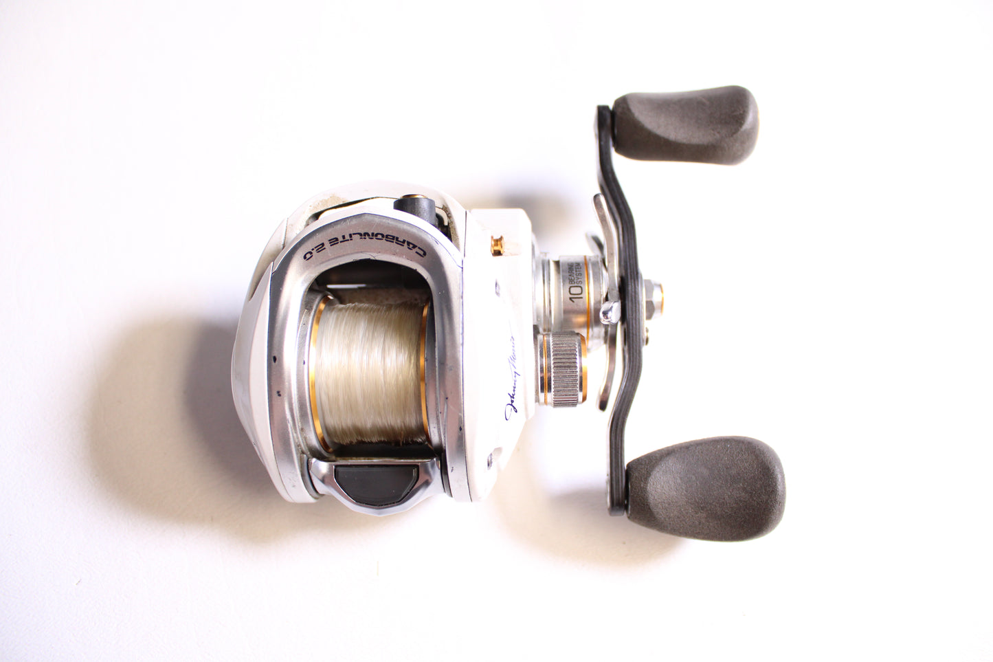 Bass Pro Shops Johnny Morris CarbonLite 2.0 JCT10HA 6.8:1 Gear Ratio - Used Casting Reel - Good Condition