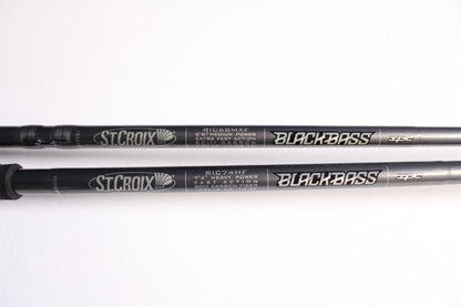 St. Croix Black Bass RIC68MXF and RIC74HF - Used Casting Rods - Very Good Condition