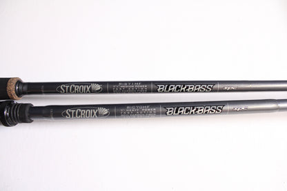 St. Croix Black Bass RIC70HF and RIS71MF - Used Casting and Used Spinning Rods - Very Good Condition