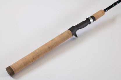 Close-up of a St. Croix Premier PC66MF 6'6" Medium Used Casting Rod in excellent condition—ideal for those interested in our rod and reel trade-in program or wanting to upgrade used gear for store credit.