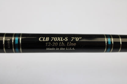 Close-up of a Cousins Tackle CLB 70XL-S 7'0" Extra Light used spinning rod, Qty: 2, in very good condition—ideal for our Rod and Reel Trade-In Program or shopping used gear with store credit.