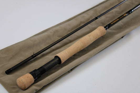 Upgrade your gear with our Rod and Reel Trade-In Program—get store credit for used items like this G. Loomis GLX FR1209 10'0" #9 2 Piece Used Fly Rod in excellent condition, featuring a cork handle and fabric case.