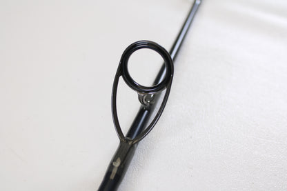 Close-up of a St. Croix Rift Jig RIFSJ58H 5'8" Heavy used spinning rod guide ring, shown against a plain white background. Trade in your gear for store credit with our Rod and Reel Trade-In Program. Brand: St. Croix, Mint Condition.