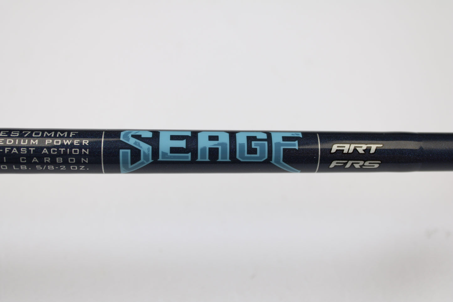 A close-up of a St. Croix Seage SES70MMF 7'0" medium used spinning rod in mint condition, ideal for anglers interested in our Rod and Reel Trade-In Program or browsing quality pre-owned St. Croix gear.