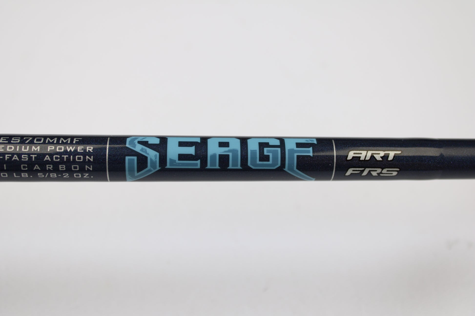 A close-up of a St. Croix Seage SES70MMF 7'0" medium used spinning rod in mint condition, ideal for anglers interested in our Rod and Reel Trade-In Program or browsing quality pre-owned St. Croix gear.
