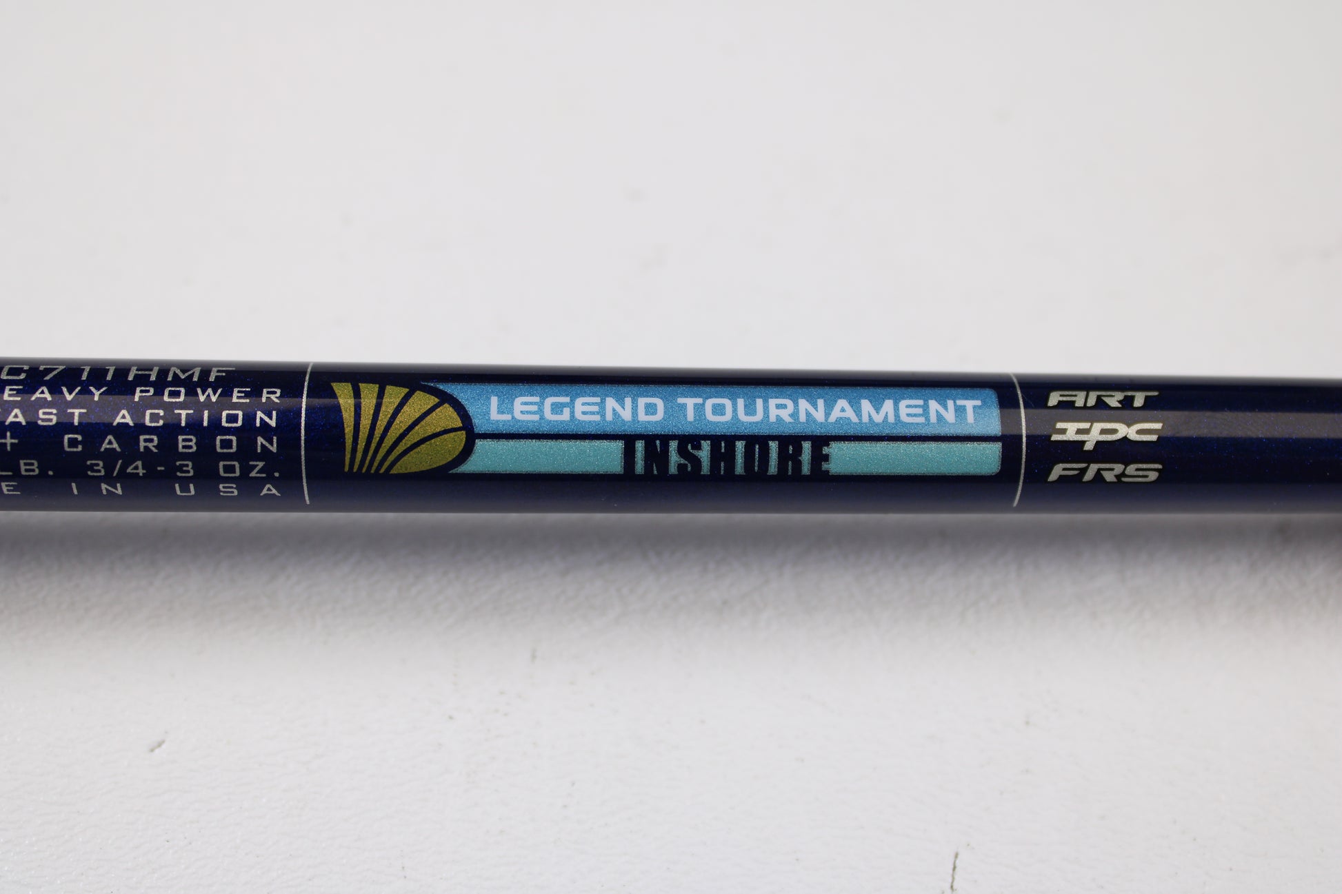 Get a close-up look at the St. Croix Legend Tournament Inshore ITLC711HMF 7'11" Heavy Used Casting Rod in mint condition—featuring heavy power, fast action, and USA-made quality. Trade in your old gear for store credit today!.