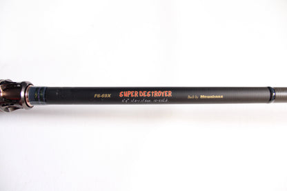 Megabass Destroyer Super Destroyer F6-69X - Used Casting Rod - Excellent Condition