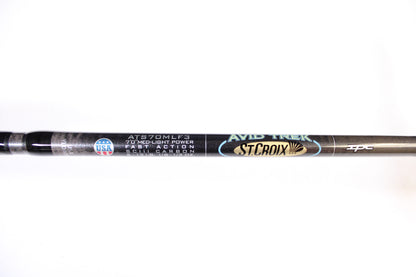 St. Croix Avid Trek 3pc ATS70MLF3 - Used Spinning Rod - Excellent Condition