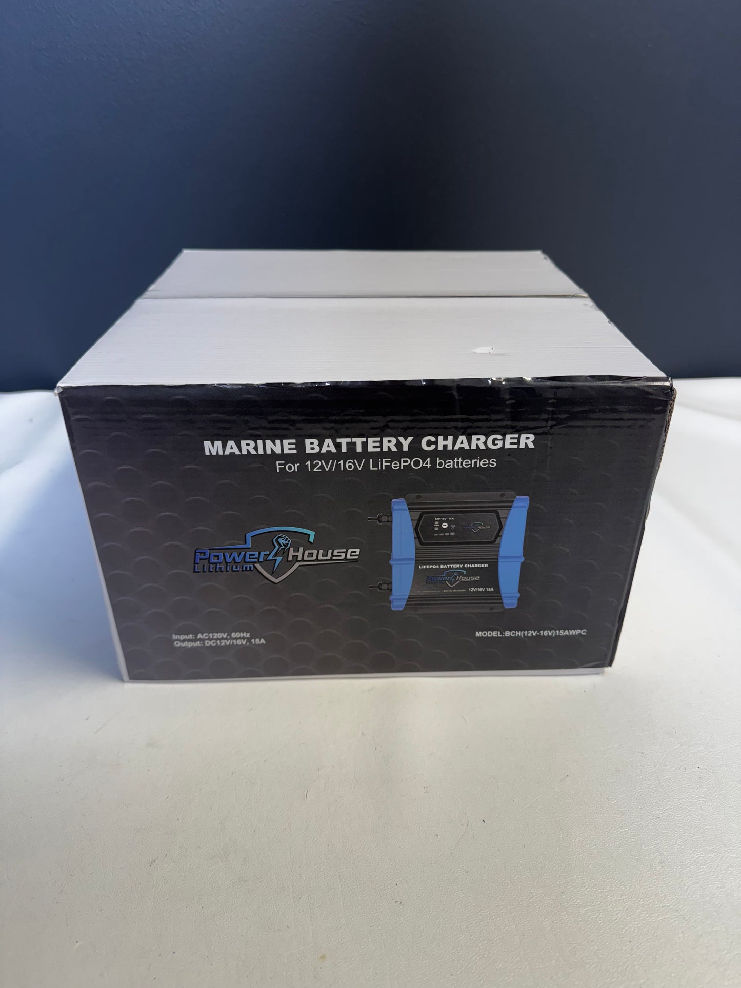 PowerHouse Lithium Waterproof Charger Model: BCH(12V-16V)15AWPC - New In Box