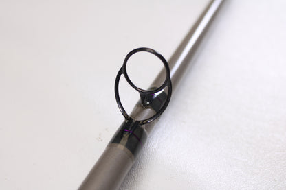 Close-up of a St. Croix Mojo Musky Trolling MMT70XHM 7'0" XH Used Casting Rod in mint condition, shown on a white surface—great for upgrading via our Rod and Reel Trade-In Program and earning store credit for your used gear.