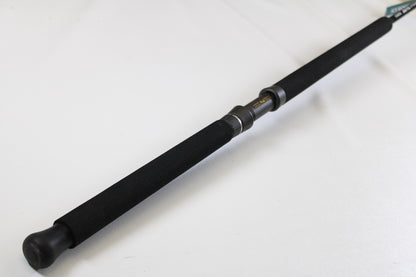 A close-up of the G. Loomis IMX-PRO Offshore 90-40 7'6" Medium Heavy Used Casting Rod in mint condition—ideal for upgrading with our rod and reel trade-in program or earning store credit for your used gear.