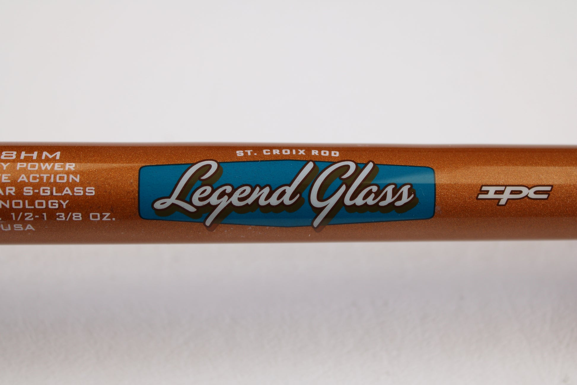 Close-up of a St. Croix Legend Glass LGC88HM 8'8" Heavy Used Casting Rod in mint condition, featured in our used gear selection from the rod and reel trade-in program.