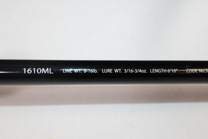 Jackall Poison Glorious '21 1610ML 6'10" Medium Light - Used Casting Rod - Excellent Condition